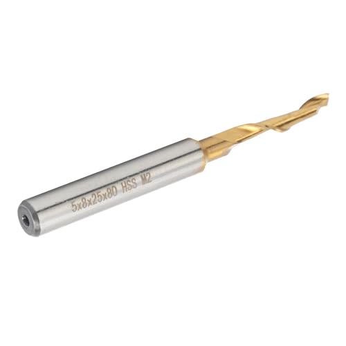 Einzelflöte M2 Hochgeschwindigkeitsstahlschneider, Metrische Endmühle mit Plattierter Spitze für Aluminium, Frästemaschinenschneider für Aluminium Einzelflöte M2 Hochgeschwindigkeitsstahlschneider, Metrische Endmühle mit Plattierter Spitze für Aluminium, Frästemaschinenschneider für Aluminium von Marhynchus