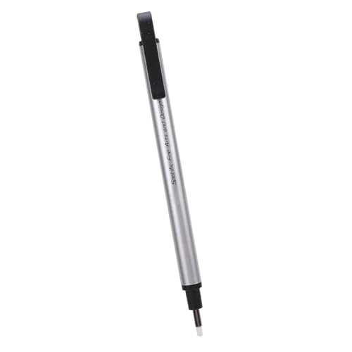 Eraser Pen Professional Einfach zu Löschen für Künstlerschüler Heben 2,3 Mm für den Familiengebrauch Hervor (BLACK) (SILVER) von Marhynchus