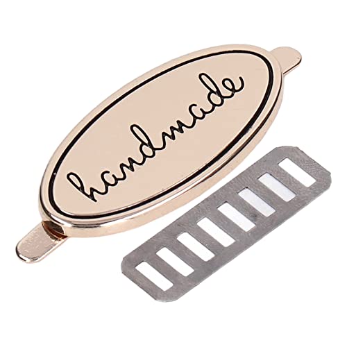 Handgemachte Beschriftungen Mehrere Farben Verfügbar, Langes Lebensdauerhandschild für Häkeln, Perfektes für Freunde, Packung mit 5 Handgefertigten Etiketten (Hell Gold) von Marhynchus