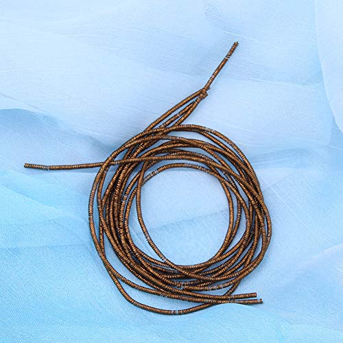 Kupferdrahtnähungskette 1,5 Mm Durchmesser. Handbuch DIY -Schnur in Sandgolden/Sandsilber für den Professionellen Gebrauch (Kaffeelinie) von Marhynchus