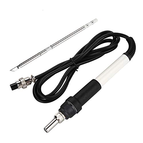Marhynchus Lötkolben-Kit - Lötgriff und Lötkolbenspitze für DSK T12-D Lötstation - Silikongriff, 75 W, Schwarz, Batteriebetrieben, Bleistiftstil, Industrielle Verwendung, 200-400℃ von Marhynchus