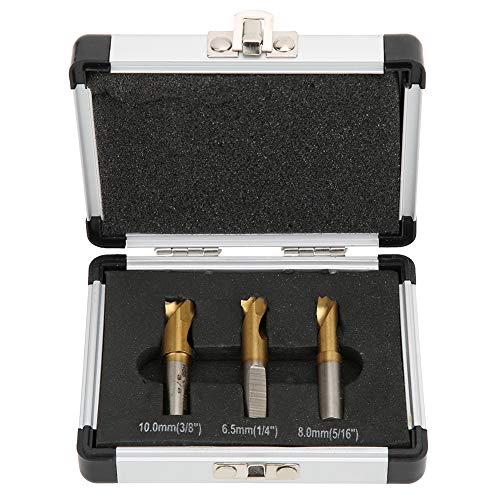 Marhynchus 3-teiliger Bohrer HSS CO Kobalt-Punktschweißbohrer-Set Kit Schweißschneider-Schneidzubehör 1/4in 5/16in 3/8in zum Punktschweißen Marhynchus 3-teiliger Bohrer HSS CO Kobalt-Punktschweißbohrer-Set Kit Schweißschneider-Schneidzubehör 1/4in 5/16in 3/8in zum Punktschweißen von Marhynchus
