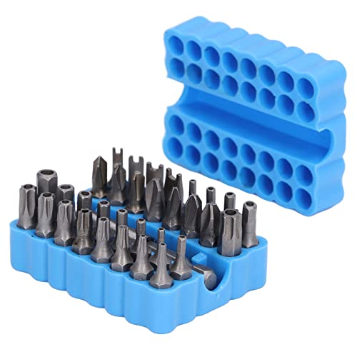 Marhynchus 33pcs Komplettes Sicherheitsschraubendreher, Hexagonales Werkzeugkit für die Wartungsreparatur, Langlebiger Chrom -Vanadium -Stahl, Einfache Speicherlösung von Marhynchus