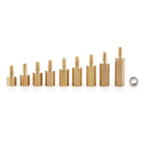 Marhynchus 360pcs M2.5 Messing -Standoff -Sortiment Zuverlässig und Einfach zu Positionieren für Automobil und Technische Maschinen Marhynchus 360pcs M2.5 Messing -Standoff -Sortiment Zuverlässig und Einfach zu Positionieren für Automobil und Technische Maschinen von Marhynchus