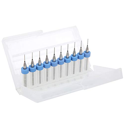 Marhynchus 3D -Druckerdüsenreinigungsdüsenbohrbit - 10pcs Wolfram Carbid Mikrobohrbits 0,5 Mm Eingestellt für die Verbesserung der Präzisionslochwand für CNC Bretter und Zur Präzisions Loch Wand Marhynchus 3D -Druckerdüsenreinigungsdüsenbohrbit - 10pcs Wolfram Carbid Mikrobohrbits 0,5 Mm Eingestellt für die Verbesserung der Präzisionslochwand für CNC Bretter und Zur Präzisions Loch Wand von Marhynchus