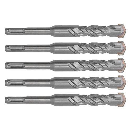 Marhynchus 5pcs Carbid -Tippbohrer, Hammerbohrgeräte 160 Mm Länge 2 Flöte für Ziegel, Selbstzentrierende, Multi -Verwendung, Verlängerte Lebensdauer (18 mm) von Marhynchus