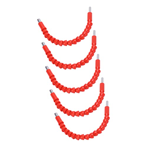 Marhynchus 5pcs Flexible Welle Universal Hex Design 295 Mm 360 ° Operation ohne Toten Winkel, Einfache Struktur für Enge Flecken für Elektrische Bohrer, Breite Anwendung von Marhynchus
