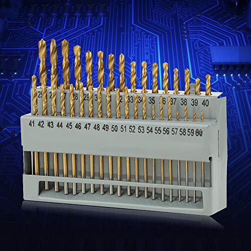 Marhynchus 60pcs Titan Plattiert Hochgeschwindigkeitsstahl -Drehbohrbits Set Hoher Verschleißfestigkeit für Edelstahl, Hartlegierungswerkstück, Geeignet für Fräsmaschinen, Drehmaschinen, Schwarz Marhynchus 60pcs Titan Plattiert Hochgeschwindigkeitsstahl -Drehbohrbits Set Hoher Verschleißfestigkeit für Edelstahl, Hartlegierungswerkstück, Geeignet für Fräsmaschinen, Drehmaschinen, Schwarz von Marhynchus