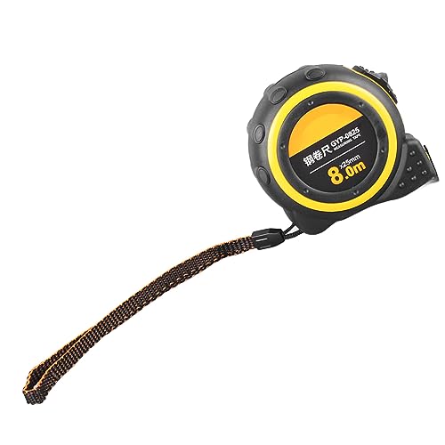 Marhynchus 8m Auto Locking Messband Kompakt und Langlebig für Holzbearbeitung -Handwerker und Ingenieure ABS, TPR, TPR von Marhynchus