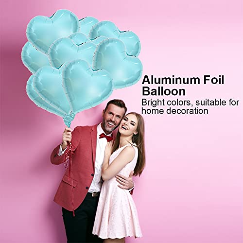 Marhynchus Aluminiumfolienballon, 10pcs 18 Zoll Herz Aufblasbare Ballon Aluminium Folienballons Party Hochzeits Geburtstagdekoration, Kinderballoons (#1) von Marhynchus