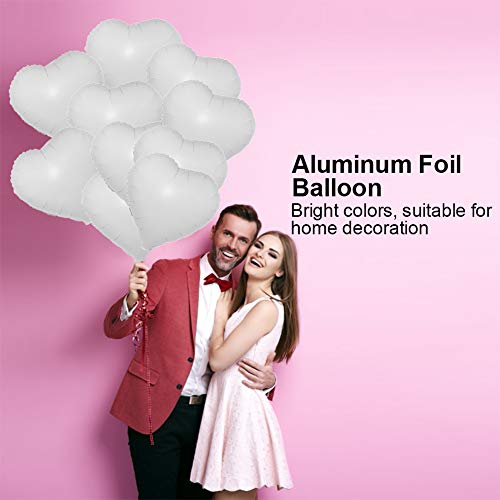 Marhynchus Aluminiumfolienballon, 10pcs 18 Zoll Herz Aufblasbare Ballon Aluminium Folienballons Party Hochzeits Geburtstagdekoration, Kinderballoons (#5) von Marhynchus