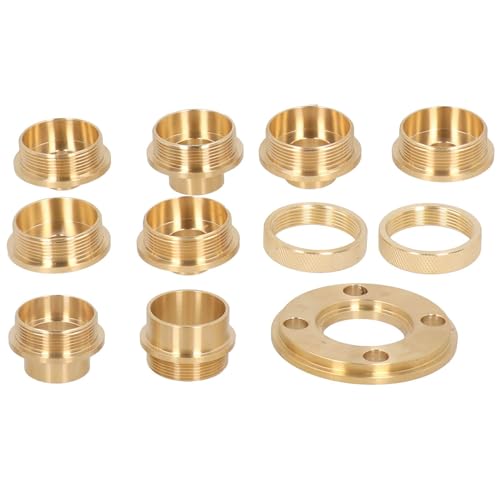 Marhynchus Brass Router Guides Kit, Easy Carry and Store mit Hochwertigem Service, für die Reinigung von Scharniermahlen von Marhynchus