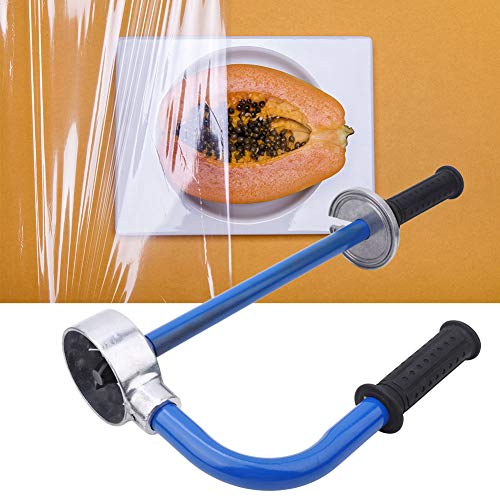 Marhynchus Dehnungsfilmspender mit Kohlenstoffstahlmaterial Einstellbar 12~20 Zoll Reichweite für die Palettenverpackung (BLUE) von Marhynchus
