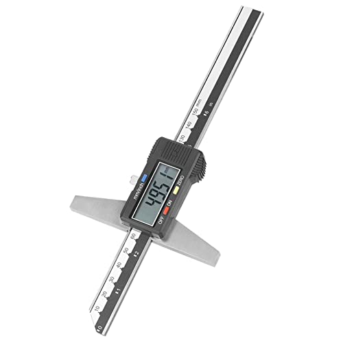 Marhynchus Digitale Tiefe, Vernier-Bremssattel 0-150 Mm 0,01 Mm, Premium-Edelstahl mit Mm-Zoll-Umwandlung Zur Messung der Tiefe Marhynchus Digitale Tiefe, Vernier-Bremssattel 0-150 Mm 0,01 Mm, Premium-Edelstahl mit Mm-Zoll-Umwandlung Zur Messung der Tiefe von Marhynchus