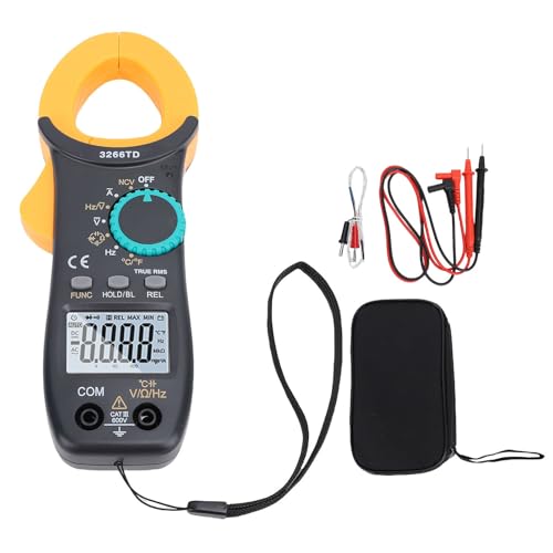 Marhynchus Digitaler Klemm Zähler 3999 Zählt TRMS Auto Ranging Multimeter Berührungs Loser Spannungs Tester NCV-Detektor Wechselstrom-Spannungs-Kondensator Widerstand Diode-Prüfung mit von Marhynchus