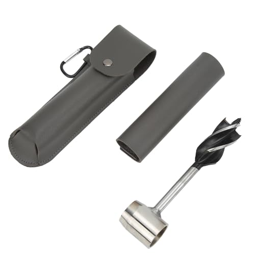 Marhynchus Edelstahl Multifunktionales Handschmalzschlüsselset für Holzbohrer -Werkzeug Im Wilden Überlebenswerkzeug für Outdoor -Enthusiasten mit Aufbewahrungsbeutel (Graue PU-Ledertasche und Marhynchus Edelstahl Multifunktionales Handschmalzschlüsselset für Holzbohrer -Werkzeug Im Wilden Überlebenswerkzeug für Outdoor -Enthusiasten mit Aufbewahrungsbeutel (Graue PU-Ledertasche und von Marhynchus