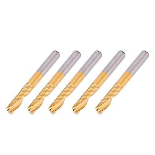 Marhynchus High 5pcs HSS -Endmühlen mit Beschichtung, Metrische CNC -Fräsbits für Aluminium, Kupfer, 6x22x50 Mm Marhynchus High 5pcs HSS -Endmühlen mit Beschichtung, Metrische CNC -Fräsbits für Aluminium, Kupfer, 6x22x50 Mm von Marhynchus