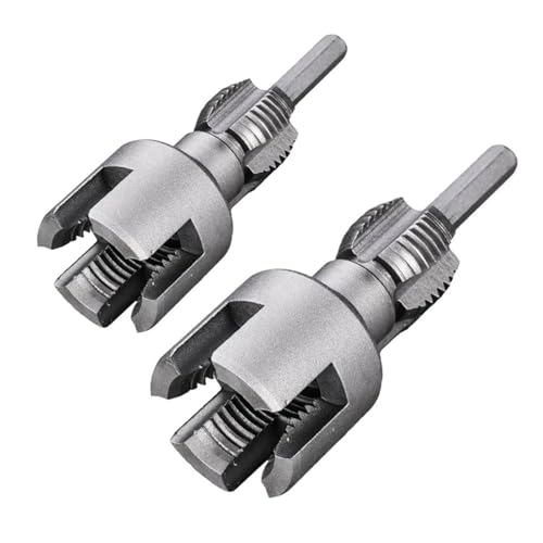 Marhynchus Interne Externe Rohrgewindewerkzeug -Integrated Pipe Threader -Kit für 1/2 "3/4" PVC -Rohre mit Elektrobohrkompatibilität CR V Stahlverstellbarer Die Stabkopf Marhynchus Interne Externe Rohrgewindewerkzeug -Integrated Pipe Threader -Kit für 1/2 "3/4" PVC -Rohre mit Elektrobohrkompatibilität CR V Stahlverstellbarer Die Stabkopf von Marhynchus
