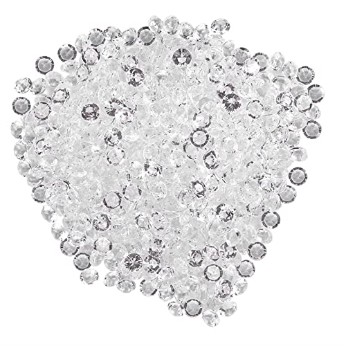 Marhynchus Klare Acrylperlen für Glitzerndes Partydekor, Elegante Ornamente für Hochzeiten und Geburtstage (100) (8 mm (1000pcs)) von Marhynchus