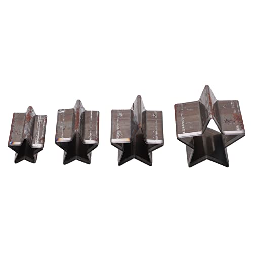 Marhynchus Lederschnitte 4pcs Lederhandwerk 4 Sterne Geformtes Hohlstahl -Punch -Punch Werkzeugkit, Legierungsstahl, Starker, Pentagramm Schneidform, Einfacher Zugang mit Aufbewahrungsbox für Marhynchus Lederschnitte 4pcs Lederhandwerk 4 Sterne Geformtes Hohlstahl -Punch -Punch Werkzeugkit, Legierungsstahl, Starker, Pentagramm Schneidform, Einfacher Zugang mit Aufbewahrungsbox für von Marhynchus