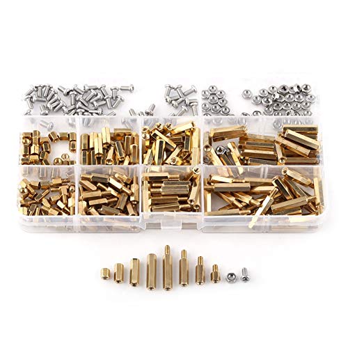 Marhynchus M2 M3 Messing Hex Säule Standoff Schraubmutter Set Long Lebensdauer Gut für Elektronische Hardware -Platine Hergestellt (Typ B) von Marhynchus