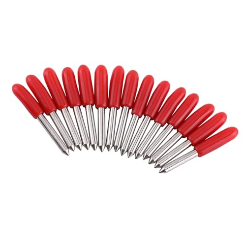 Marhynchus Plotter -Messer 15 -pcs Schnittklinge 45 ° für Cutter Long Lebensdauer, Beste Präzision für Designer und Enthusiasten Zementiertes Carbid Zementiert Marhynchus Plotter -Messer 15 -pcs Schnittklinge 45 ° für Cutter Long Lebensdauer, Beste Präzision für Designer und Enthusiasten Zementiertes Carbid Zementiert von Marhynchus
