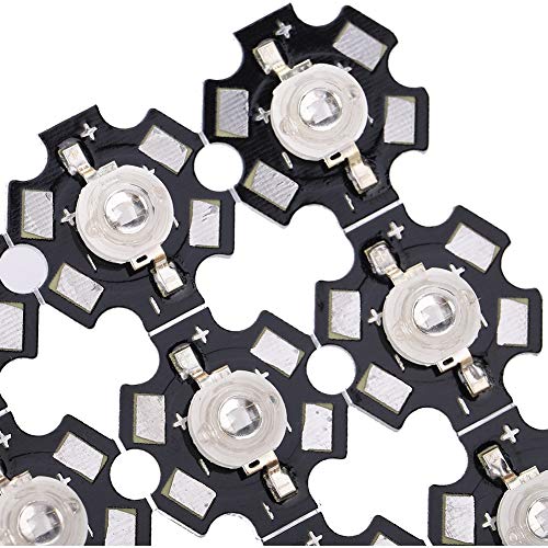 Marhynchus Resistante LED -LED -Überreste von Emission von Dioden mit Aluminiumbasis, Hoher Leistung mit Hoher Leistung von 25 Teilen für Architektonische Beleuchtung, Komponenten von Einfachen DIY von Marhynchus