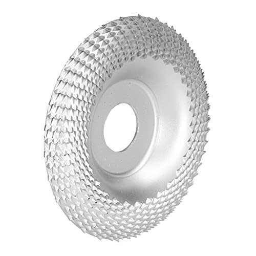Marhynchus Schnitzscheibenscheibenholz Holzforming Mahlen Kohlenstoffstahlradwinkel - Accessoires 100 Mm, Robustes und Langlebiges Material, Ideal für Holzbearbeitung und Wurzelschnitze von Marhynchus