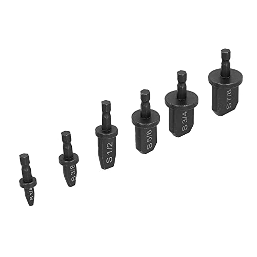 Marhynchus Swaging-Werkzeugbohrmaschine Bit für HLK-Reparatur-6pcs Sechskant Triangular Griff Manuelles Kupferrohrflackwerkzeug-hochwertiger Edelstahl aus Edelstahl, Langlebig und Abgenutzt- für Marhynchus Swaging-Werkzeugbohrmaschine Bit für HLK-Reparatur-6pcs Sechskant Triangular Griff Manuelles Kupferrohrflackwerkzeug-hochwertiger Edelstahl aus Edelstahl, Langlebig und Abgenutzt- für von Marhynchus