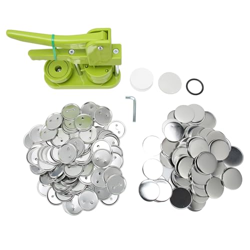 Marhynchus Taste Maker Machine 58mm Abzeichen Punch Press Machine Pin Maker mit 100 Abzeichenabdeckungen Clips Filme Papiere für Kindergeschenke Konferenzen Werbung Werbung von Marhynchus