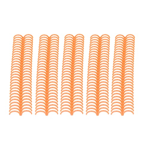Marhynchus Tragenresistente Bindungskamm Set 30 Löcher 22 Mm Innendurchmesser für Glatte Seite Drehen (ORANGE) von Marhynchus