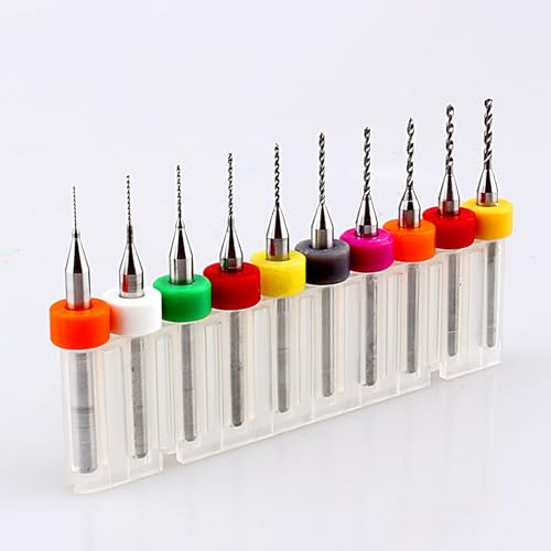 Mini -Wolfram -Carbid Bohrer Bits für PCB Gravur 10pcs Hardware Tools Eingestellt Mini -Wolfram -Carbid Bohrer Bits für PCB Gravur 10pcs Hardware Tools Eingestellt von Marhynchus
