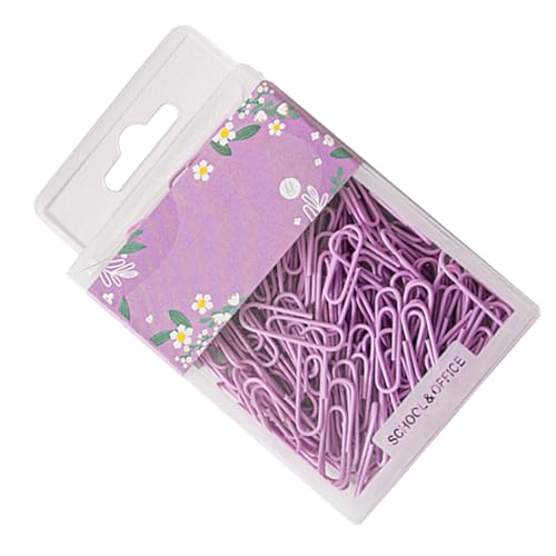Papierclips Langlebige Eisen -lebendige Farben Office School 70pcs für Dokumentorganisation (#2) (#3) (#1) von Marhynchus