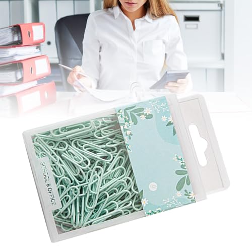 Papierclips Langlebige Eisen -lebendige Farben Office School 70pcs für Dokumentorganisation (#2) (#3) von Marhynchus