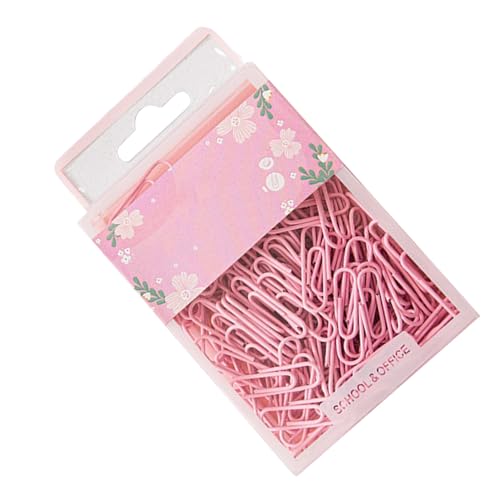 Papierclips Langlebige Eisen -lebendige Farben Office School 70pcs für Dokumentorganisation (#2) von Marhynchus