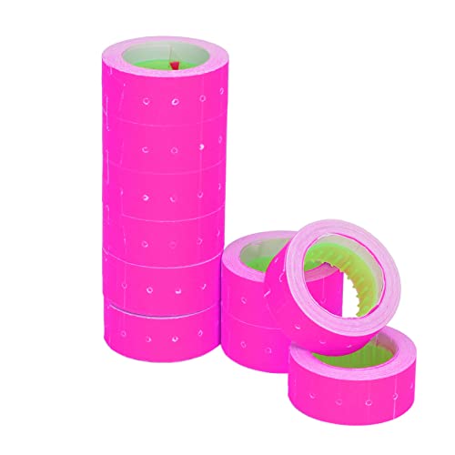 Preisetikettenpapier, 15.000 Stück, Doppelte Rote Linie, Preisschild, Große Größe 21 X 12 Mm, mit 3 Röhren, Preisetiketten für M5500, MX5500, AK813, HG979 (Rosenrot) von Marhynchus