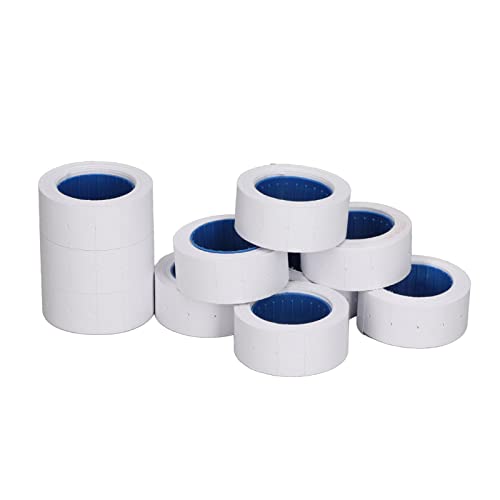 Preisetikettenpapier, 15.000 Stück, Doppelte Rote Linie, Preisschild, Große Größe 21 X 12 Mm, mit 3 Röhren, Preisetiketten für M5500, MX5500, AK813, HG979 (WHITE) von Marhynchus