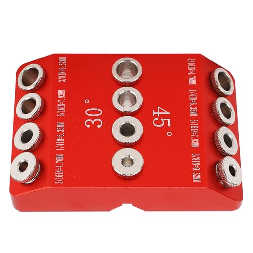 Schräge Taschenloch -Jig 30 ° 45 ° 90 ° Löcher Bohrer für Holzbearbeitung, Stabile Aluminiumlegierung Bohrer Schräge Taschenloch -Jig 30 ° 45 ° 90 ° Löcher Bohrer für Holzbearbeitung, Stabile Aluminiumlegierung Bohrer von Marhynchus