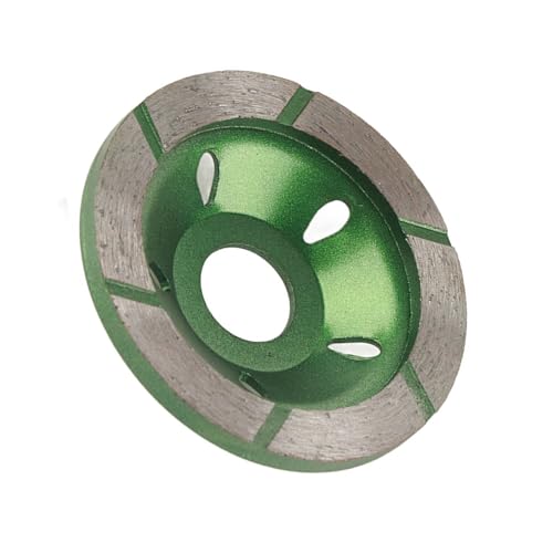 Segmentschleifscheibe, 80-mm-Diamantscheibe, Betonbecher und Platte, Grün, Breite Mühle, Diamant-Segmentschleifscheibentopf für Flächenschleifscheiben von Marhynchus