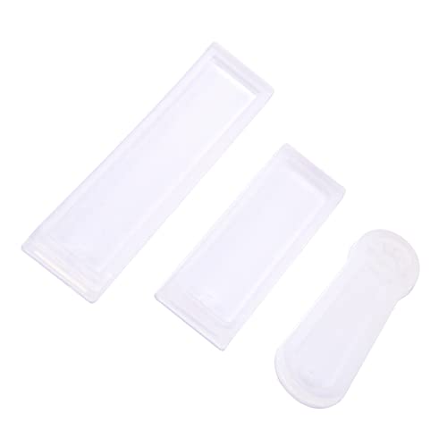 Silikonform, 3pcs/Set Art Decorative Silikon -Epoxidharz Rechteck Rechteck Katrawschmuck Lesezeichen Handwerksanhänger Making -Werkzeug, Formstück und Gießen von Marhynchus