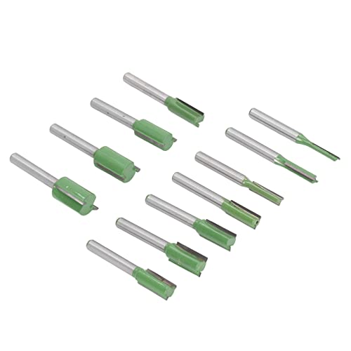 Trimmrouter Bit Set Incisive Holzchipentfernung für Tischlerei -Hobbyisten PTFE -Beschichtung 11pcs Trimmrouter Bit Set Incisive Holzchipentfernung für Tischlerei -Hobbyisten PTFE -Beschichtung 11pcs von Marhynchus