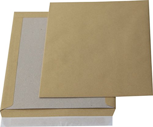 10 St. B4 Papprückwand Versandtaschen braun 120 gr. Kuvert Haftklebend Briefumschläge HK Briefhüllen von Mari-Medienverpackungen