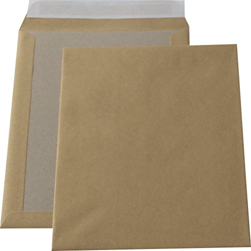 10 St. C4 Papprückwand Versandtaschen braun 120 gr. Kuvert Haftklebend Briefumschläge HK Briefhüllen von Mari-Medienverpackungen