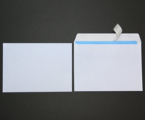 100 St. Briefumschläge DIN C6 weiß ohne Fenster Versandtaschen HK Kuvert von Mari-Medienverpackungen