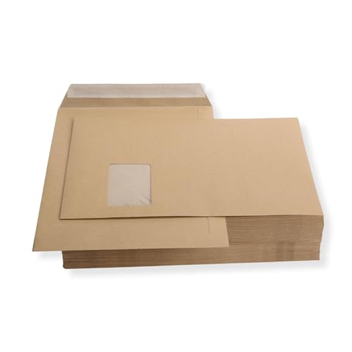 100 St. Versandtaschen Briefumschläge C4 A4 braun haftklebend mit Fenster 229x324 mm HK 100 St. Versandtaschen Briefumschläge C4 A4 braun haftklebend mit Fenster 229x324 mm HK von Mari-Medienverpackungen