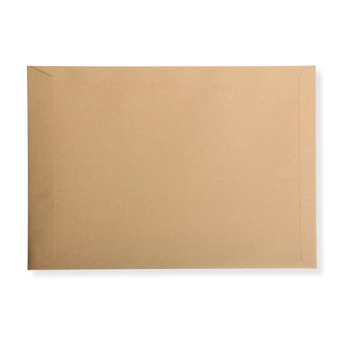 1000 Stück Versandtaschen Briefumschläge B4 braun selbstklebend ohne Fenster 353x250 mm SK von Mari-Medienverpackungen