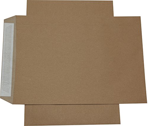 25 St. Versandtaschen Briefumschläge B4 braun haftklebend ohne Fenster 250x353 mm HK von Mari-Medienverpackungen