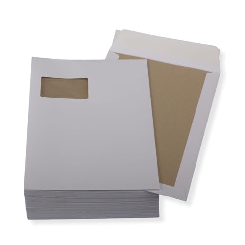 50 St. C4 Papprückwand Versandtaschen weiß mit Fenster 120 gr. Kuvert Haftklebend Briefumschläge HK Briefhüllen 50 St. C4 Papprückwand Versandtaschen weiß mit Fenster 120 gr. Kuvert Haftklebend Briefumschläge HK Briefhüllen von Mari-Medienverpackungen