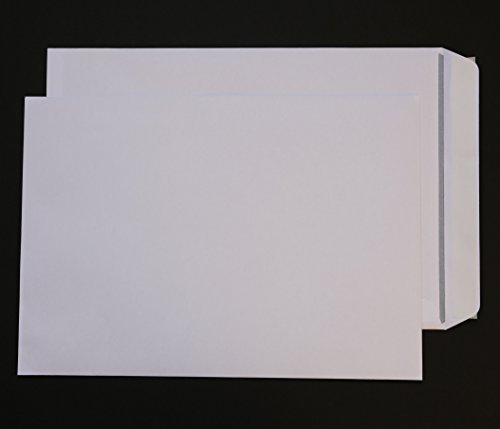 50 St. Versandtaschen DIN C3 weiß 110 gr. Kuvert 324 x 458 mm Haftklebend Briefumschläge HK von Mari-Medienverpackungen