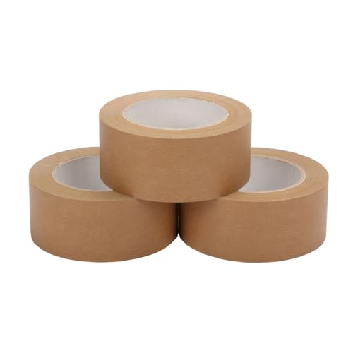 Papier Klebeband Braun 50 mm x 50 m, umweltfreundlich, recyclingfähig, handreißbar, starke Klebkraft für Kartons, Versand & Lager, 3 Rollen, 0,09 € pro Meter Papier Klebeband Braun 50 mm x 50 m, umweltfreundlich, recyclingfähig, handreißbar, starke Klebkraft für Kartons, Versand & Lager, 3 Rollen, 0,09 € pro Meter von Mari-Medienverpackungen